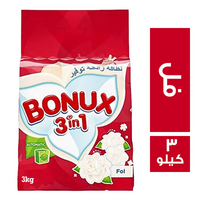 بونكس مسحوق غسيل اوتوماتيك برائحة الفل - 3 كجم