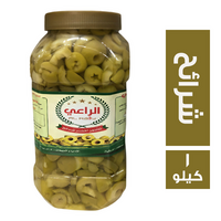 الراعي زيتون اخضر شرائح - 1 كجم