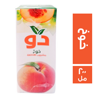 دو عصير مشروب بطعم الخوخ - 200 مل