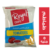 رويال شيبس بطعم طماطم - 5 ج