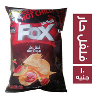 فوكس شرائح بطاطس مقلية بطعم فلفل حار - 10 ج