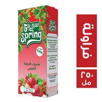 سبرينج عصير مشروب فراولة طبيعي - 250 مل