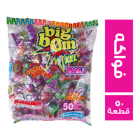 بيج بوم بونبون بطعم الفواكه - 50 قطعة