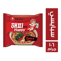 نونجشيم هابي نودلز كوري سبايسي - 106 جم