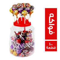 تيكا مصاصة بطعم الفواكه 16 جم - 100 قطعة