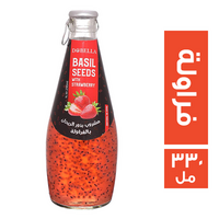 دوبيلا مشروب بذور الريحان بالفراولة - 330 مل