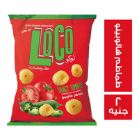 لوكو سناكس بطعم الطماطم هالوبينو - 2 ج