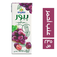 جهينه عصير بيور طبيعي عنب احمر- 235 مل