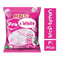 بيبيتو مارشميلو وردي وابيض - 30 جم