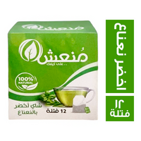 منعش شاي اخضر بالنعناع - 12 فتلة