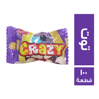 كريزى لبان بطعم التوت - 100 قطعة