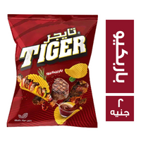 تايجر بطاطس بطعم الباربكيو - 2 ج