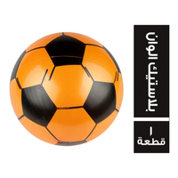 كورة قدم بلاستيك الوان - 1 قطعة
