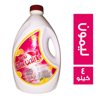 زوينة صابون سائل للاطباق برائحة الليمون - 4 كجم