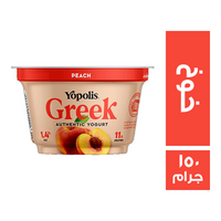يوبوليس زبادي يوناني بالخوخ - 150 جم