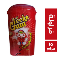 تيكا لبان بطعم الفراولة - 15 جم