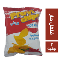بروفي شيبس بطاطس طبيعية بطعم الفلفل الحار - 2 ج
