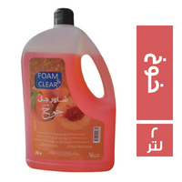 فوم اند كلير شاور برائحة الخوخ - 2 لتر