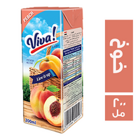 فيفا عصير خوخ - 200 مل