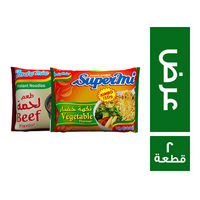 اندومي خضار جامبو - 120 جم + اندومي لحمة - 70 جم