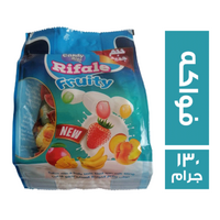 كاندي رايز ريفال توفي بطعم الفواكه محشو بالحليب - 130 جم