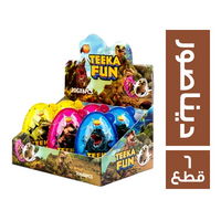 تيكا بيضة ديناصور 20 جم - 6 قطع