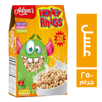 ادامز حلقات بطعم العسل - 250 جم