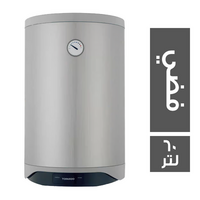 تورنيدو سخان كهرباء فضي - 60 لتر
