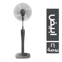 تورنيدو مروحة ستاند ابيض - 16 بوصة