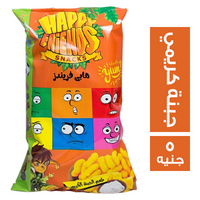 هابي فريندس سناكس بطعم الجبنة الكريمي - 5 ج