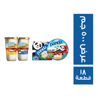 باندا عرض 500 جم + مثلثات وكاسات هدية - 18 قطعة