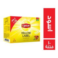 ليبتون شاي اسود - 10 فتلة