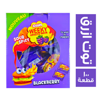 ويكي لبان بطعم التوت الازرق - 100 قطعة