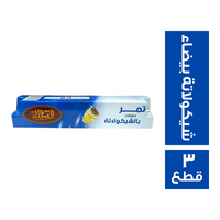 الطحان تمر مغطى بالشيكولاتة البيضاء - 3 قطع