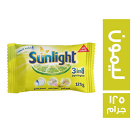 صن لايت صابون برائحة الليمون - 125 جم