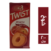 تويست عصير خوخ - 200 مل
