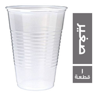 كوب مياه شفاف صغير - 1 قطعة
