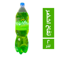 كراش مشروب غازي بطعم التفاح الاخضر - 2 لتر