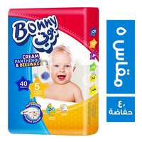 بوني حفاضات اطفال مقاس 5 - 40 حفاضة