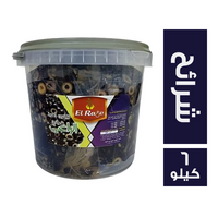 الراعي زيتون اسود شرائح - 6 كجم