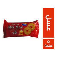 امكو فودز ميك ماك 5 اكس بسكويت سادة ناعم بالعسل - 5 ج
