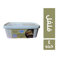 دالينا جبنة فيتا اصفر بقطع الفلفل كامل الدسم - 4 كجم