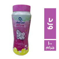 خمس خمسات بودرة تلك برائحة الورد - 100 جم