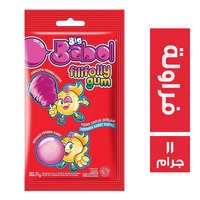 بيج بابول لبان وغزل البنات بطعم الفراولة - 11 جم