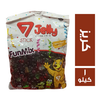 سفن جيلي ستيك بطعم فواكه شكل كريز - 1 كجم