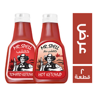 مستر اسبل عرض كاتشب - 270 جم + كاتشب حار - 270 جم