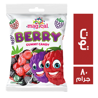 ماجيكال جيلي شكل توت - 80 جم