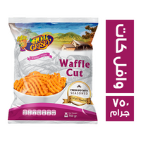 هوت اند كرسبي بطاطس وافل كات - 750 جم