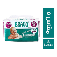 برافو حفاضات للاطفال مقاس 5 - 40 حفاضة