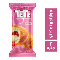 تي تي كرواسون محشو كريمة بطعم الفراولة - 2 ج